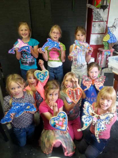 kinderfeestje mozaïeken
