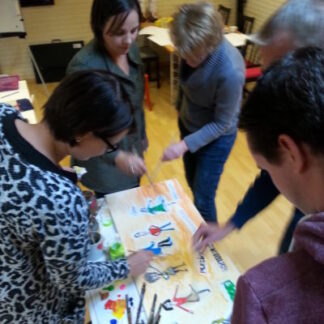 workshop schilderen voor teambuilding