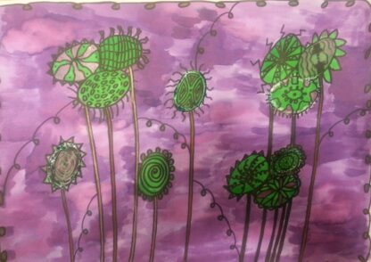 Online Les De Tekenschool Bloemen 'a la Hundertwasser' - Afbeelding 6