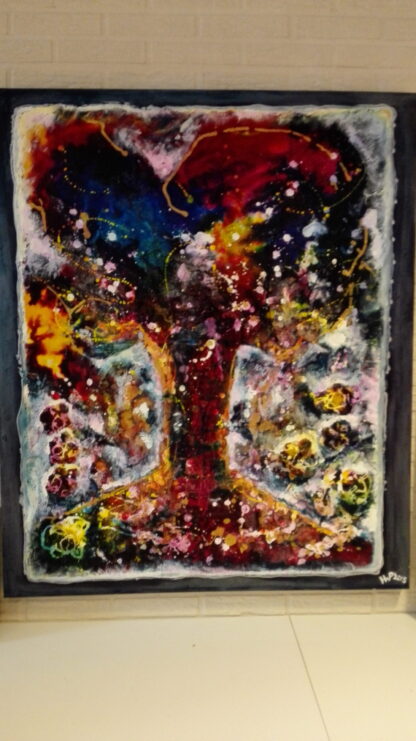Schilderij 1x1,50meter droomboom
