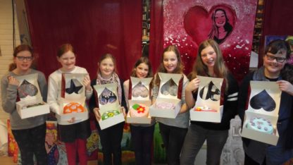 kinderfeestje taart versieren