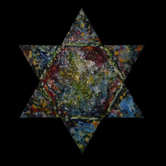Schilderij stervorm 90x90 cm
