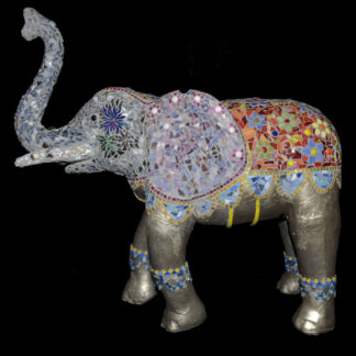 Olifant mozaiek 1x1,20 meter