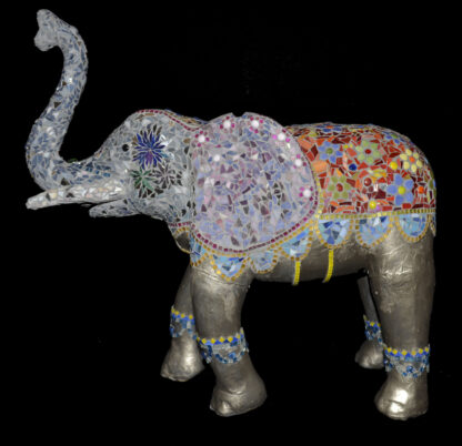 Olifant mozaiek 1x1,20 meter