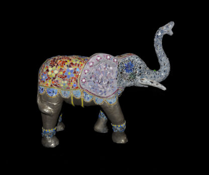 Olifant mozaiek 1x1,20 meter - Afbeelding 2