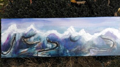 Schilderij 20x60cm landschap