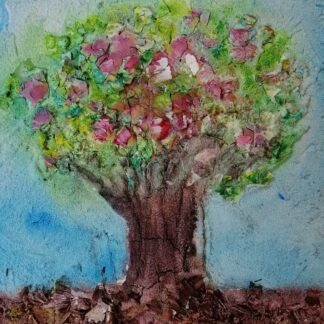 Online les De Tekenschool acrylverftechnieken met structuur