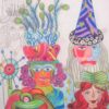 Online Les De Tekenschool Hoeden 'a la Hundertwasser' - Afbeelding 4