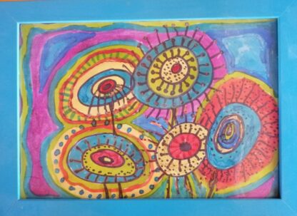 Online Les De Tekenschool Bloemen 'a la Hundertwasser' - Afbeelding 3