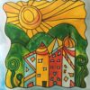 Online Les De Tekenschool Stad 'a la Hundertwasser' - Afbeelding 6
