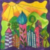 Online Les De Tekenschool Stad 'a la Hundertwasser' - Afbeelding 5