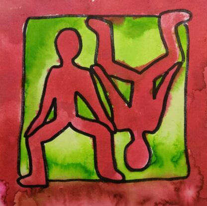 Online Les De Tekenschool mensfiguur 'a la Keith Haring' - Afbeelding 5
