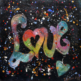 Schilderij 50x50cm Love