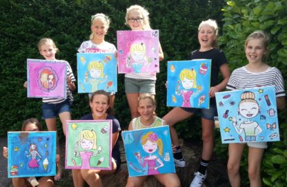 kinderfeestje schilderen