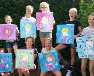 kinderfeestje schilderen